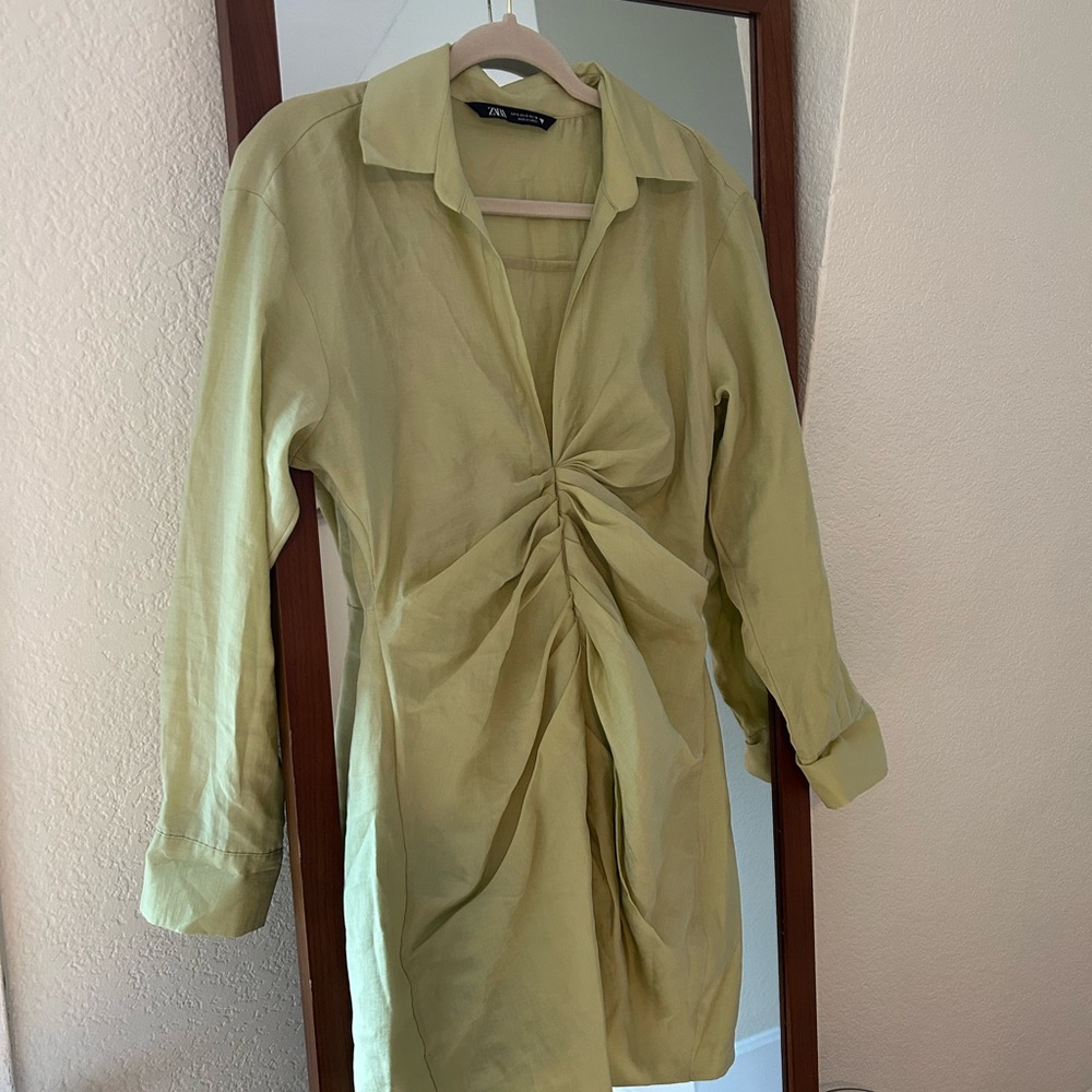 Zara Soft Green Dress